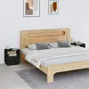 Image de vidaXL Tables de chevet 2 pcs - Noir