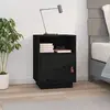 Image de vidaXL Table de chevet Noir - 40x34x55 cm