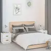 Image de vidaXL Tables de chevet - Blanc