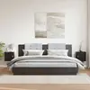 Image de vidaXL Armoires murales bois pin massif - Noir