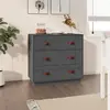 Image de VIDAXL Gris 80x40x75 cm