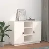 Image de VIDAXL Buffet blanc bois massif