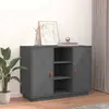 Image de vidaXL Buffet - Gris 100x40x75 cm