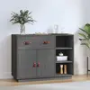 Image de vidaXL Buffet - Gris