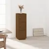 Image de vidaXL Buffet haut Marron miel 34x40x108,5 cm Bois massif de pin
