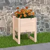 Image de vidaXL Jardinière - 40x40x52,5 cm - Bois massif de pin