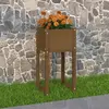 Image de vidaXL Jardinière Bois de Pin 40x40x81 cm Marron Miel