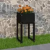Image de Planteur en bois de pin vidaXL - 40x40x81 cm