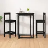 Image de vidaXL Chaises de Bar - Noir