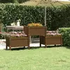 Image de vidaXL Jardinière Bois Pin Massif