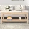 Image de VIDAXL Table basse bois de pin massif