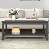 Image de vidaXL Table basse - Gris