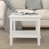 Image de Table basse vidaXL Blanc - Bois de pin