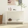 Image de VidaXL Table console Blanc 110x40x80 cm