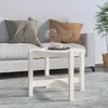 Image de vidaXL Table Basse Blanc Ø62,5 cm