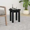 Image de VidaXL Table basse Noir - Ø 35x35 cm