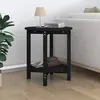 Image de vidaXL Table basse Noir Ø 55x60 cm