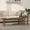 Image de vidaXL Ensemble de Tables Basses Pin