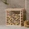 Image de vidaXL Support pour bois de chauffage - Pin