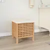 Image de vidaXL Tabouret de salle de bain avec rangement