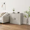 Image de VIDAXL Buffet Gris béton 80x33x70