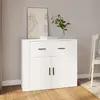 Image de VidaXL Buffet blanc 80x33x70 cm