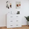 Image de VIDAXL Buffet Blanc 80x33x70 cm