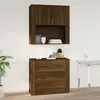 Image de vidaXL Armoire murale - Chêne marron