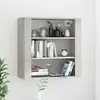 Image de VIDAXL Armoire murale Gris béton - 80x33x80 cm