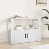 Image de vidaXL Buffet - Blanc 80x30x60 cm