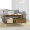 Image de vidaXL Table basse 90x49x45 cm - Chêne fumé