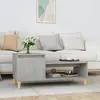 Image de vidaXL Table Basse Gris Béton
