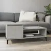 Image de Vidaxl Table basse Gris béton 100x50x45 cm