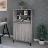 Image de vidaXL Buffet haut - Sonoma gris