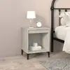 Image de VIDAXL Table de Chevet - Gris béton