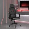 Image de vidaXL Chaise de jeu Noir Similicuir
