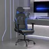 Image de vidaXL Noir/Bleu