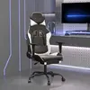 Image de vidaXL Chaise de jeu - Noir/Blanc
