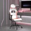 Image de vidaXL Chaise de Jeu - Blanc Rose