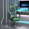 Image de VidaXL Chaise de Jeu - Noir/Vert