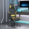 Image de vidaXL Chaise de jeu - Noir et jaune