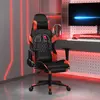 Image de Chaise de jeu VidaXL - Noir et Rouge Similicuir