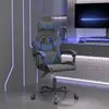 Image de vidaXL Chaise de jeu - Noir/Bleu