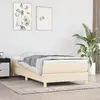 Image de VIDAXL Cadre de lit sans matelas 90x200 cm - Crème tissu