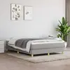 Image de vidaXL Cadre de lit - Gris clair - 140x190 cm