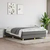 Image de VIDAXL Cadre de lit VidaXL 140x190 cm - Gris foncé