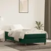 Image de VIDAXL Cadre de lit - Velours vert foncé 90x200 cm