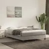 Image de vidaXL Cadre de lit 140x200cm - Gris clair