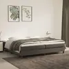 Image de vidaXL Cadre de lit 200x200 cm - Gris foncé