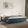 Image de vidaXL Cadre de lit 200x200 cm bleu foncé